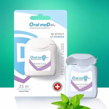 ЗУБНАЯ НИТЬ ORAL MED 3D PLUS УП., 25М