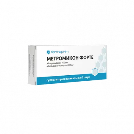 МЕТРОМИКОН ФОРТЕ СУПП.ВАГ., 750МГ/200МГ, №7