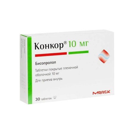 КОНКОР ТАБЛ.П/О, 10МГ, №30