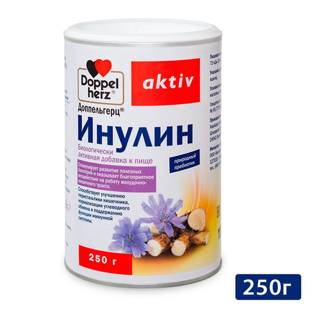 ДОППЕЛЬГЕРЦ ИНУЛИН ПОР., БАНКА, 250Г