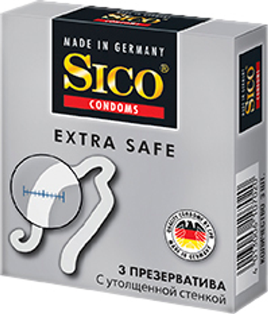 ПРЕЗЕРВАТИВ SICO EXSTRA SAFE УП., №3