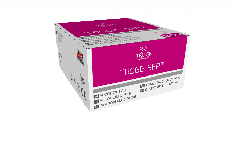 ТАМПОНЫ TROGE SEPT СПИРТ. УП., 3Х3СМ, №200