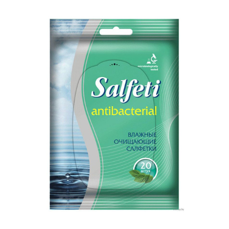 САЛФЕТКИ ВЛАЖНЫЕ SALFETI АНТИБАК. ОЧИЩ. УП., №20