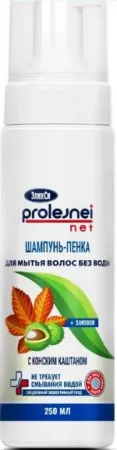 ШАМПУНЬ-ПЕНКА ЭЛИКСИ Д/МЫТЬЯ ВОЛОС БЕЗ ИСПОЛЬЗ. ВОДЫ PROLEJNEI NET 250МЛ