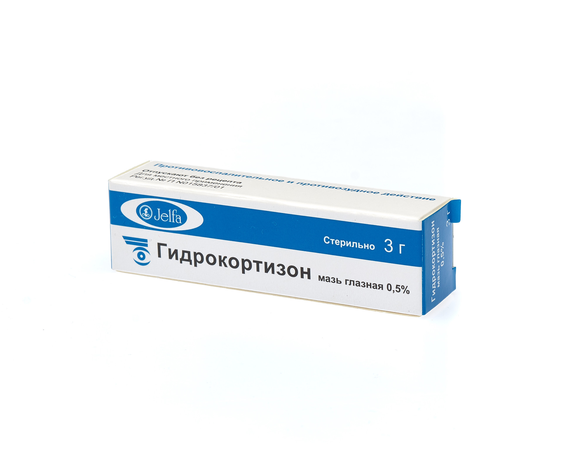 ГИДРОКОРТИЗОН МАЗЬ ГЛ., ТУБА, 0,5% 3Г