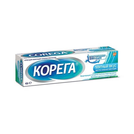 КРЕМ Д/ФИКС. ЗУБНЫХ ПРОТЕЗОВ COREGA EXTRA STRONG MINT УП., 40Г