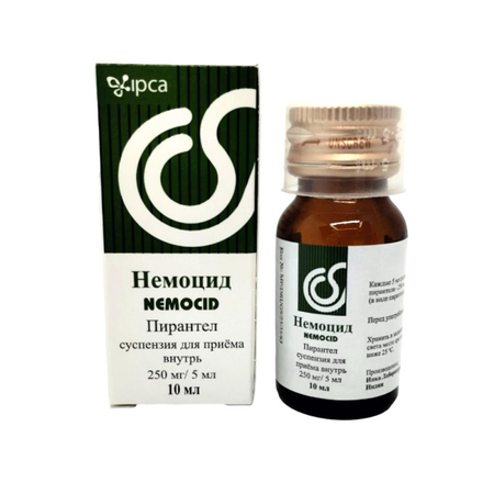 НЕМОЦИД ФЛ., СУСП.ОРАЛ., 5% 10МЛ