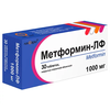 МЕТФОРМИН ТАБЛ.П/О, 1Г, №30