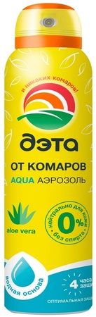 АЭРОЗОЛЬ РЕПЕЛЛЕНТ. ДЭТА АКВА УП., 150МЛ