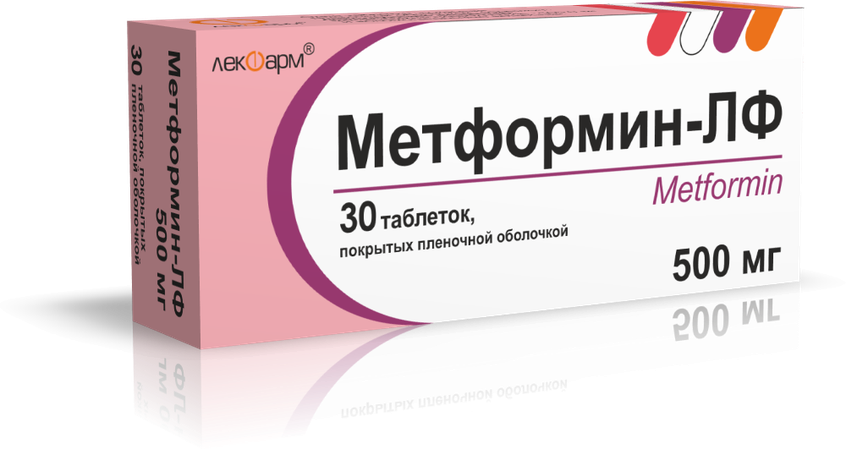 МЕТФОРМИН ТАБЛ.П/О, 500МГ, №30